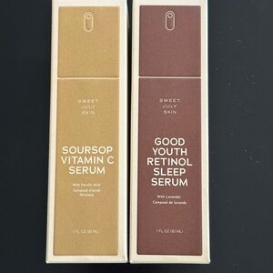 Bundle- Sweet July Skin Soursop Vitamin C Serum + Good Youth Retinol Sleep Serum